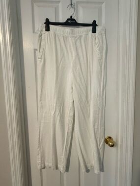 Old Navy White High-Rise Wide-Leg Pants never worn NWT